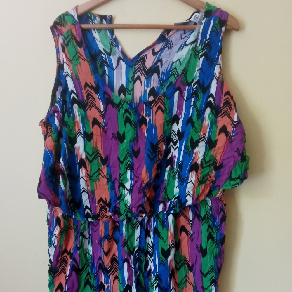 Cato colorful romper never worn